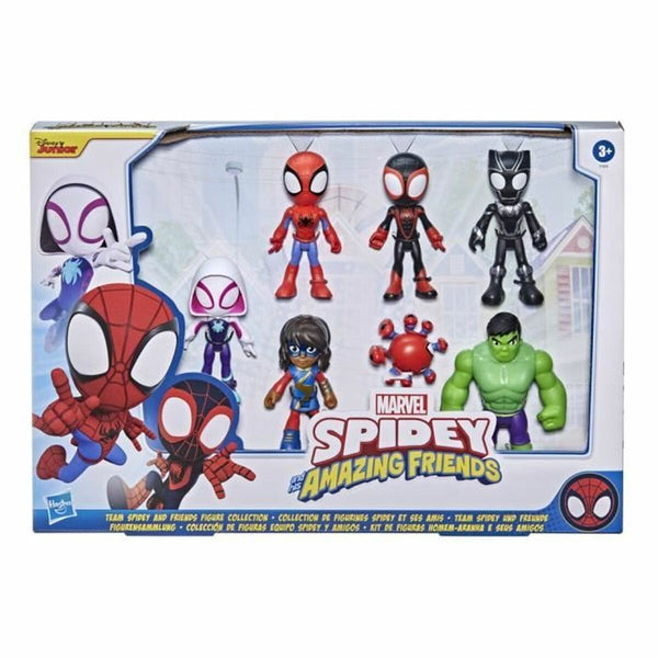 Playset Hasbro Caja coleccionable de 7 figuras de Spidey