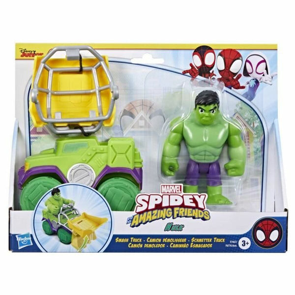 Playset Hasbro Spidey Hulk Wrecker Truck Set