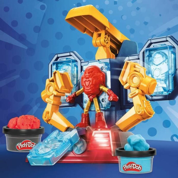 Knetspiel Play-Doh Iron Man Armor Factory Gelb