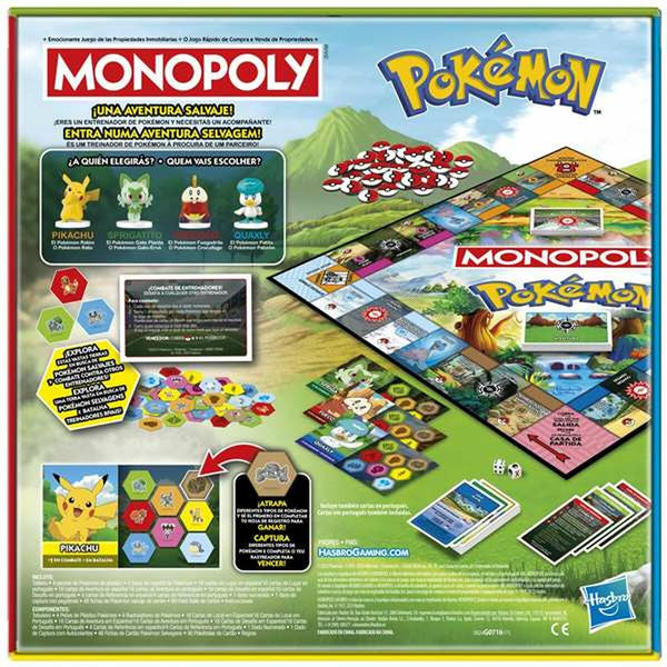 Tischspiel Hasbro Monopoly Pokemon