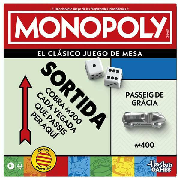 Lernspiel Hasbro Monopoly Barcelona
