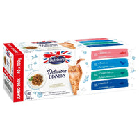 Katzenfutter Butcher's Delicious Dinners Fisch 40 x 100 g