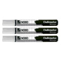 Flüssige Kreidemarker Nobo Weiß (3 Stücke)
