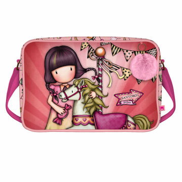 Schultasche Gorjuss Carousel Lachsfarben (35 x 26.5 x 10.5 cm)