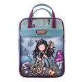 Rucksack Gorjuss Curiosity Grau grün (27 x 10 x 37 cm)