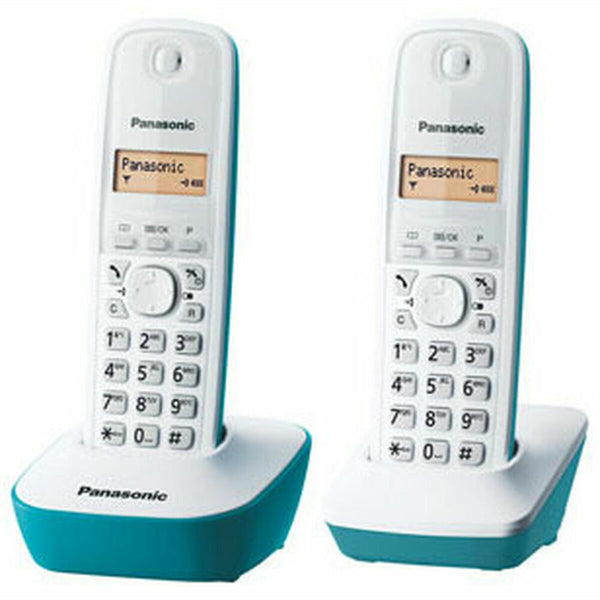 Kabelloses Telefon Panasonic KX-TG1612FRC Bernstein Blau/Weiß