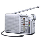 Tragbares Radio Panasonic Silberfarben
