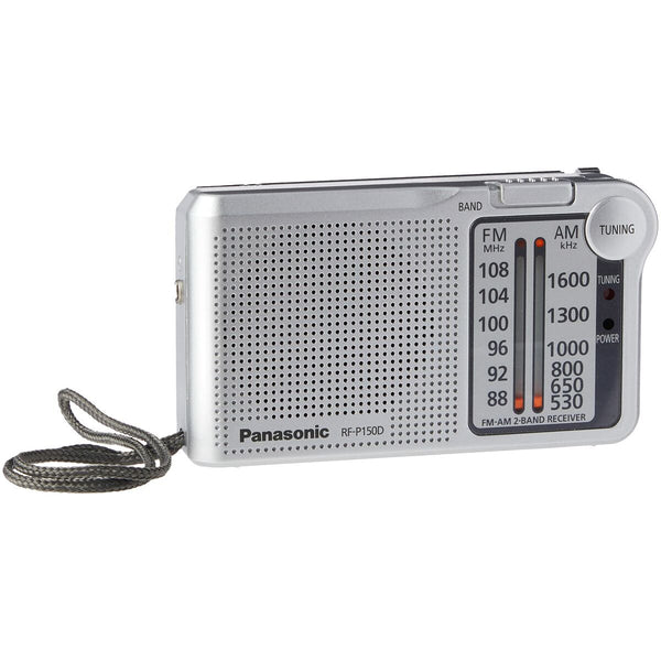 Tragbares Radio Panasonic Silberfarben