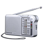 Tragbares Radio Panasonic Silberfarben