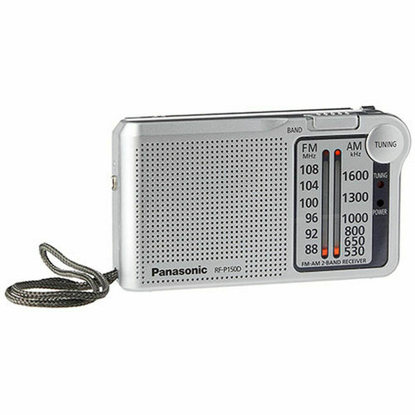 Tragbares Radio Panasonic Silberfarben