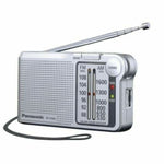 Tragbares Radio Panasonic Silberfarben