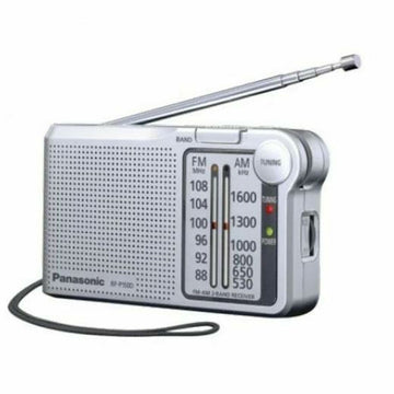 Tragbares Radio Panasonic Silberfarben