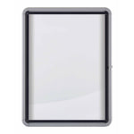 Korkplatte Nobo Weiß Aluminium