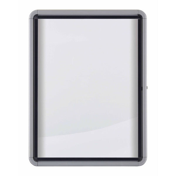 Korkplatte Nobo Weiß Aluminium