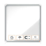 Anschlagbrett Esselte Weiß Aluminium Kristall 100 x 97,2 x 4,5 cm