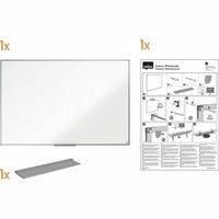 Magnettafel Nobo Essence Weiß Stahl