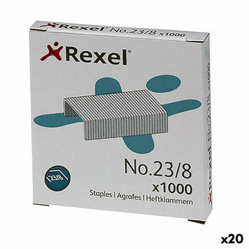 Heftklammern Rexel 23/8 (20 Stück)