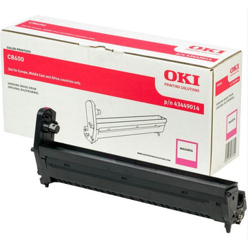 Toner OKI 43449014 Schwarz Magenta