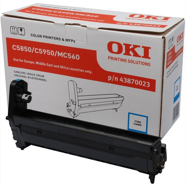 Toner OKI 43870023 Schwarz Türkis