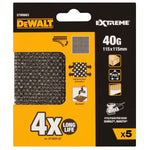 Schwingschleifer Dewalt 40 g Schleifblätter 5 Stück