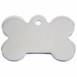 Identifikationsschild für Halsband Imarc Bone Silberfarben