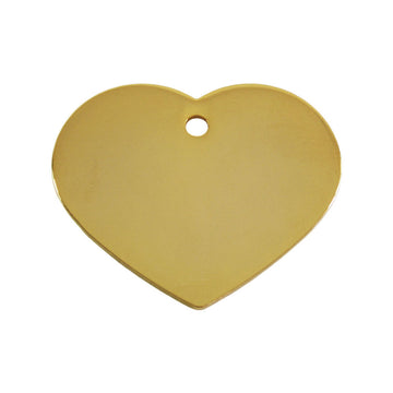 Identifikationsschild für Halsband Imarc Heart Gelb Gold