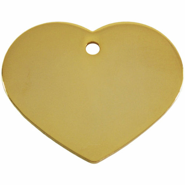 Identifikationsschild für Halsband Imarc Heart Gelb Gold