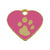 Identifikationsschild Imarc Heart Rosa Gold