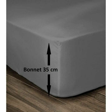 Bettlaken Lovely Home Grau Dunkelgrau Doppelbett 140 x 190 cm