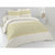 Bettbezug-Set HOME LINGE PASSION Beige 240 x 260 cm 3 Stücke