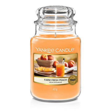 Duftkerze Yankee Candle Farm Fresh Peach 623 g