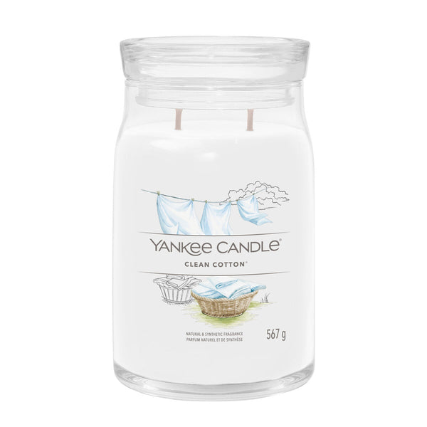 Duftkerze Yankee Candle Clean Cotton 567 g