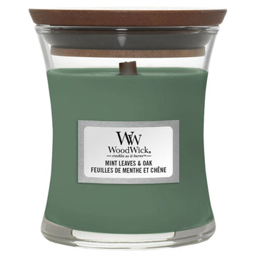 Duftkerze Woodwick Mint Leaves & Oak 275 g
