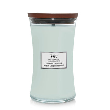 Duftkerze Woodwick Sagewood & Seagrass 610 g