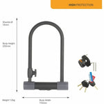 Tastensperre Yale Schwarz 23 x 11,5 x 1,3 cm Fahrrad