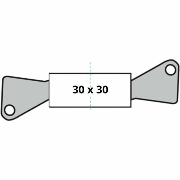 Schließzylinder Yale 30 x 30 mm Messing