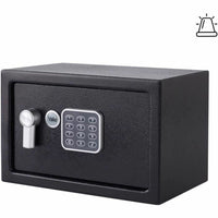 Safe mit elektronischem Schloss Yale Schwarz 8,6 L 20 x 31 x 20 cm Stahl