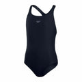 Badeanzug für Mädchen Speedo Eco Endurance+ Medalist Schwarz