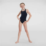 Badeanzug für Mädchen Speedo Eco Endurance+ Medalist Schwarz