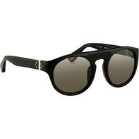 Damensonnenbrille Linda Farrow ANN DEMEULEMEESTER 10 BLACK 925 SILVER