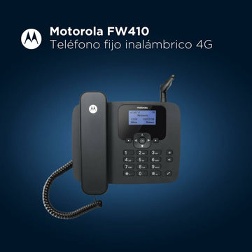 Festnetztelefon Motorola 107FW410L Schwarz