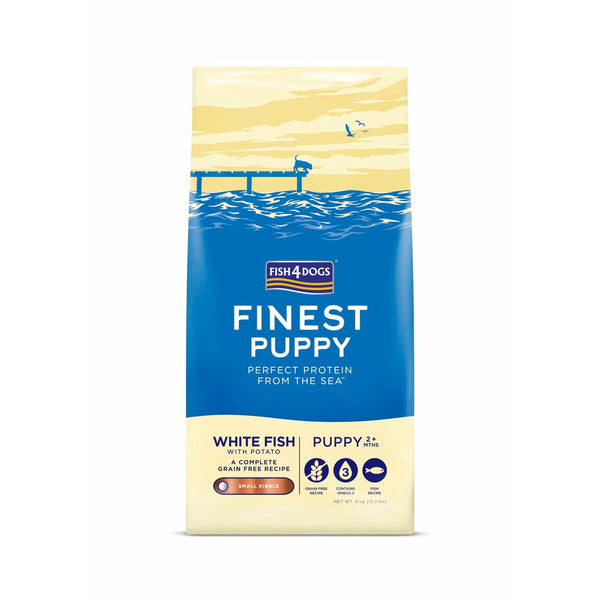 Futter FISH4DOGS Finest Puppy Fisch 6 Kg