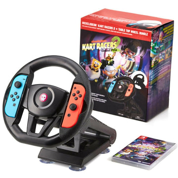 Rennsport-Lenkrad Nintendo NICKOLEDEON KART RACER 2 Schwarz