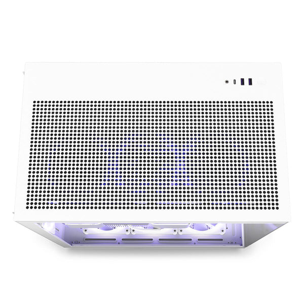 ATX Semi-Tower Gehäuse NZXT H9 All Weiß