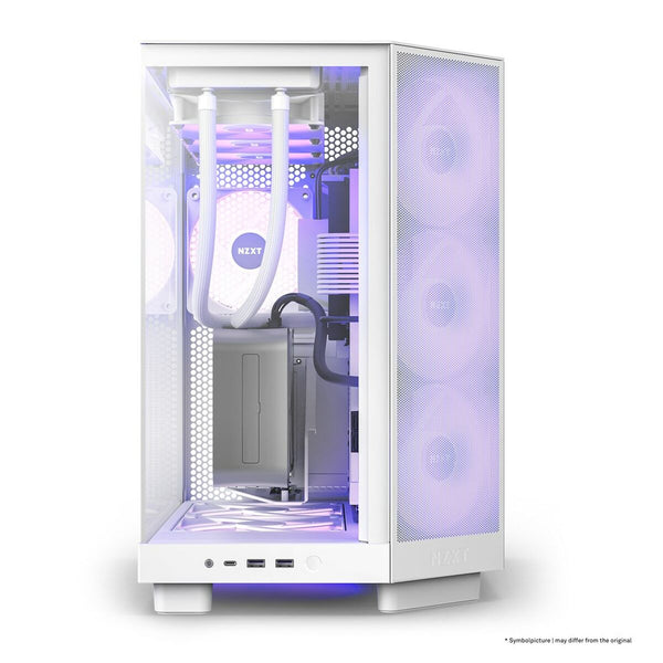 ATX Semi-Tower Gehäuse NZXT H6 Air Flow Weiß