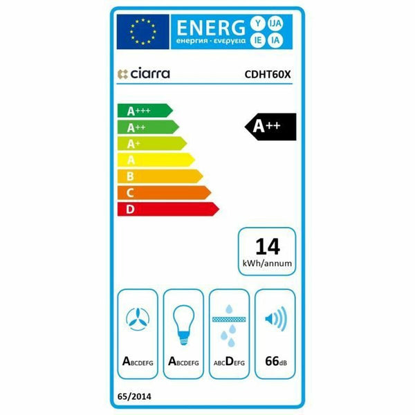 Konventioneller Rauchfang Ciarra 60 cm