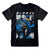 Kurzarm-T-Shirt Batman Manga Cover Schwarz Unisex