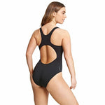 Damen Badeanzug Zoggs Cottesloe Powerback Schwarz