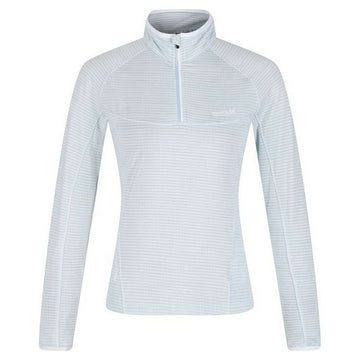 Damen Kurzarm-T-Shirt Regatta Yonder Half-Zip Weiß