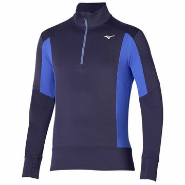 Herren Sweater ohne Kapuze Mizuno Warmalite HZ Blau